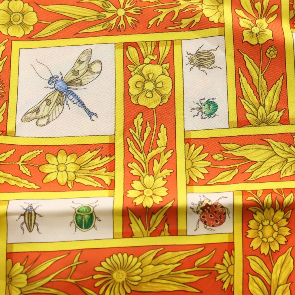 HERMES (エルメス) カレ90 joyaux de lete 夏の宝石 シルク スカーフ