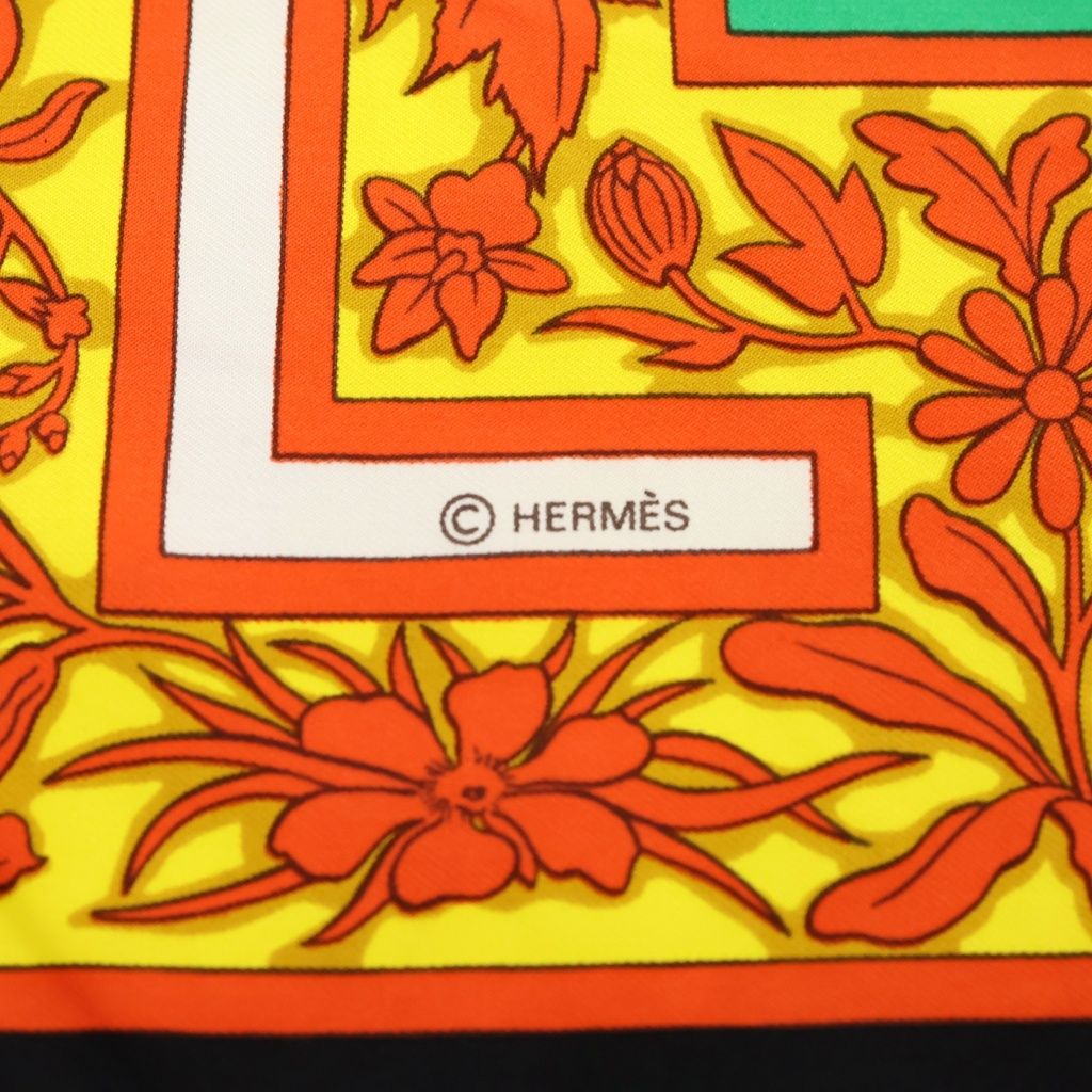 HERMES (エルメス) カレ90 joyaux de lete 夏の宝石 シルク スカーフ