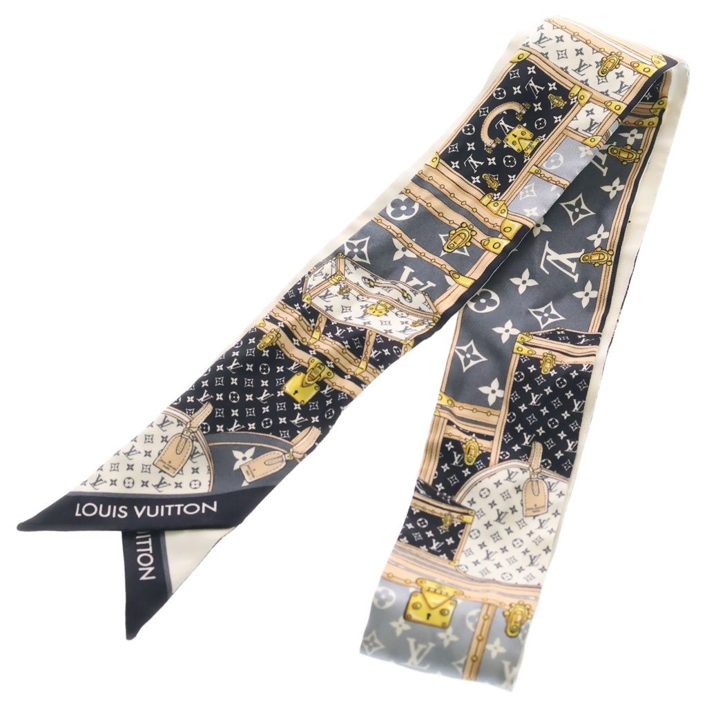LOUIS VUITTON (ルイヴィトン) バンドーBB・レッツゴー シルクスカーフ ブラック ノワール M76422
