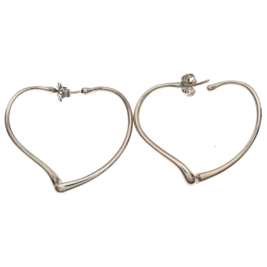 Tiffany ティファニー オープンハート ピアス フック Ag925 TIFFANY & Co. (ティファニー) オープンハート AG925 フープ ピアス