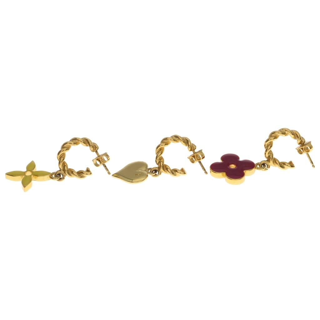 ルイ・ヴィトン ピアス ブークルドレイユ スウィート モノグラム M65754 LOUIS VUITTON (ルイヴィトン) ブークルドレイユ スウィートモノグラム
