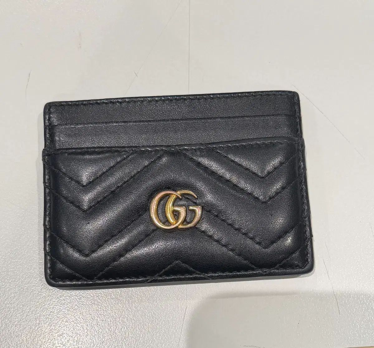 グッチ マーモント GG カードウォレット ブラック