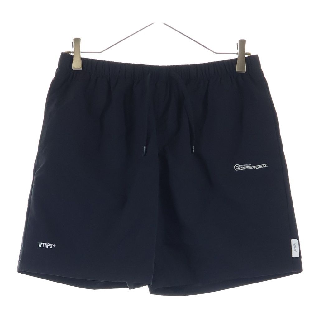 WTAPS (ダブルタップス) 25SS NYLON. TUSSAH. PERTEX? ナイロンパンツ ショーツ ブラック 251CWDT-PTM09