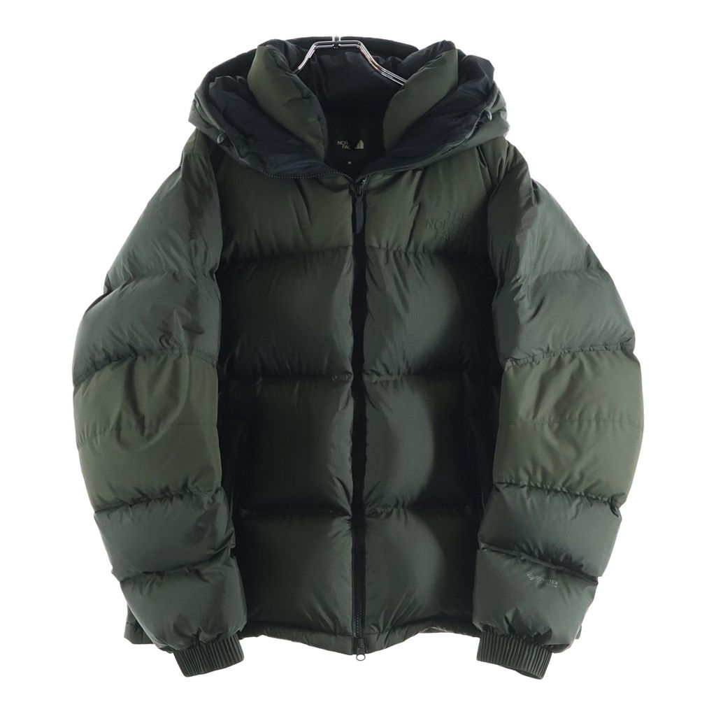 THE NORTH FACE (ザノースフェイス) ウィンドストッパー ヌプシフーディ GORE-TEX ダウンジャケット カーキ ND92162