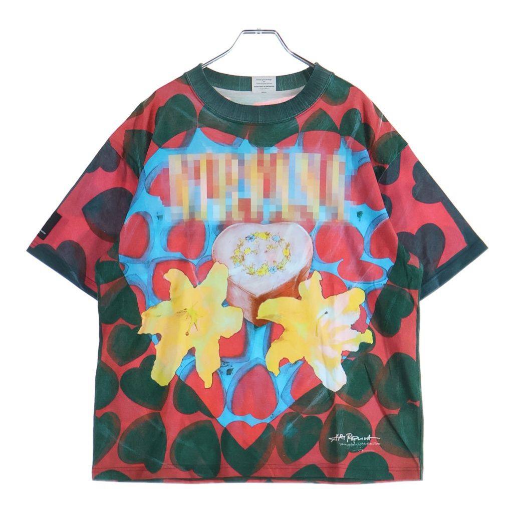 TALKING ABOUT THE ABSTRACTION (トーキング アバウト ザ アブストラクション) 25SS ART REPLICA T-SHIRT アート レプリカ クルーネック半袖Tシャツ カットソー マルチカラー NPT-T-001
