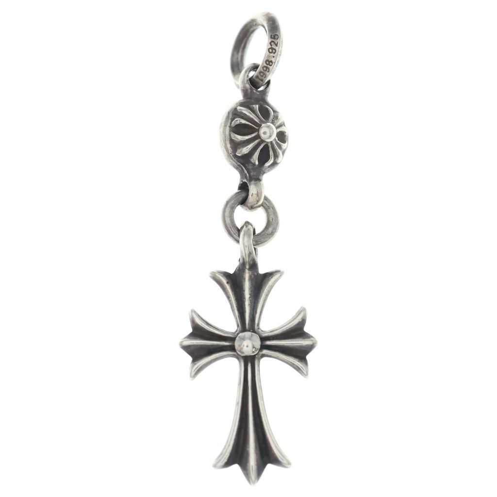CHROME HEARTS (クロムハーツ) 1B TNY CH CRS 1ボール タイニー CHクロス チャーム ペンダントトップ シルバー BCA197