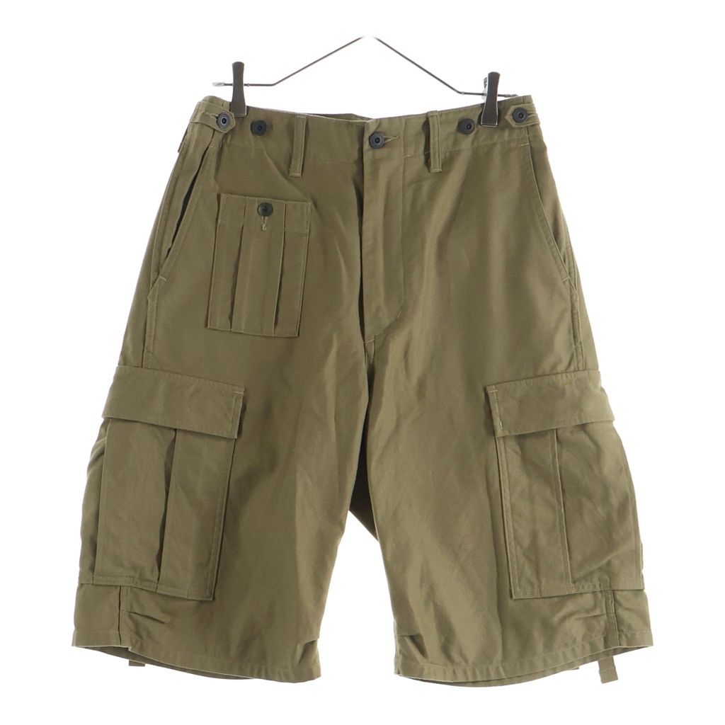 NIGEL CABOURN (ナイジェルケーボン) 25SS ARMY CARGO SHORT アーミー カーゴショーツ ハーフパンツ カーキ 8050-00-51012