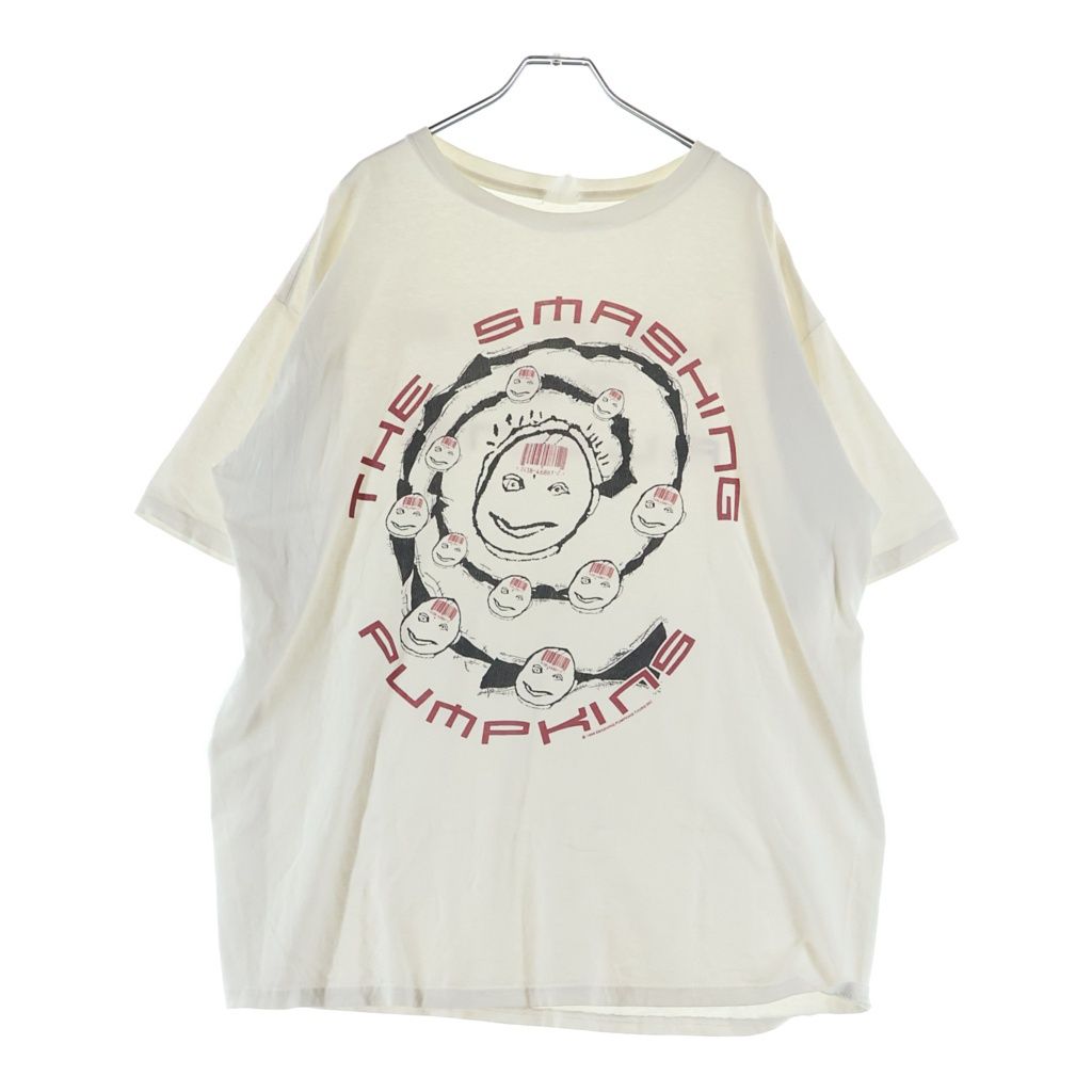 VINTAGE (ヴィンテージ) 90s THE SMASHING PUMPKINS 1996 LEAVE ME ALONE スマッシングパンプキンズ バンド 半袖Tシャツ カットソー ホワイト