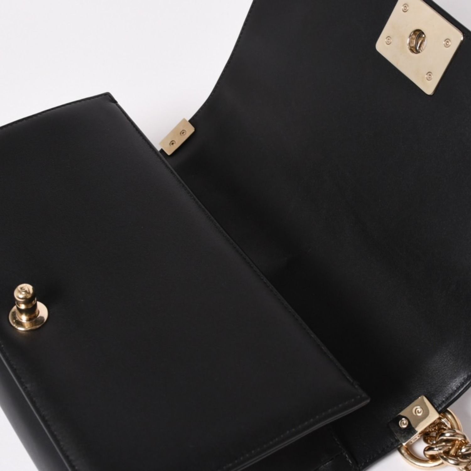 極美品 CHANEL シャネル ボーイシャネル チェーンショルダーバッグ 27 