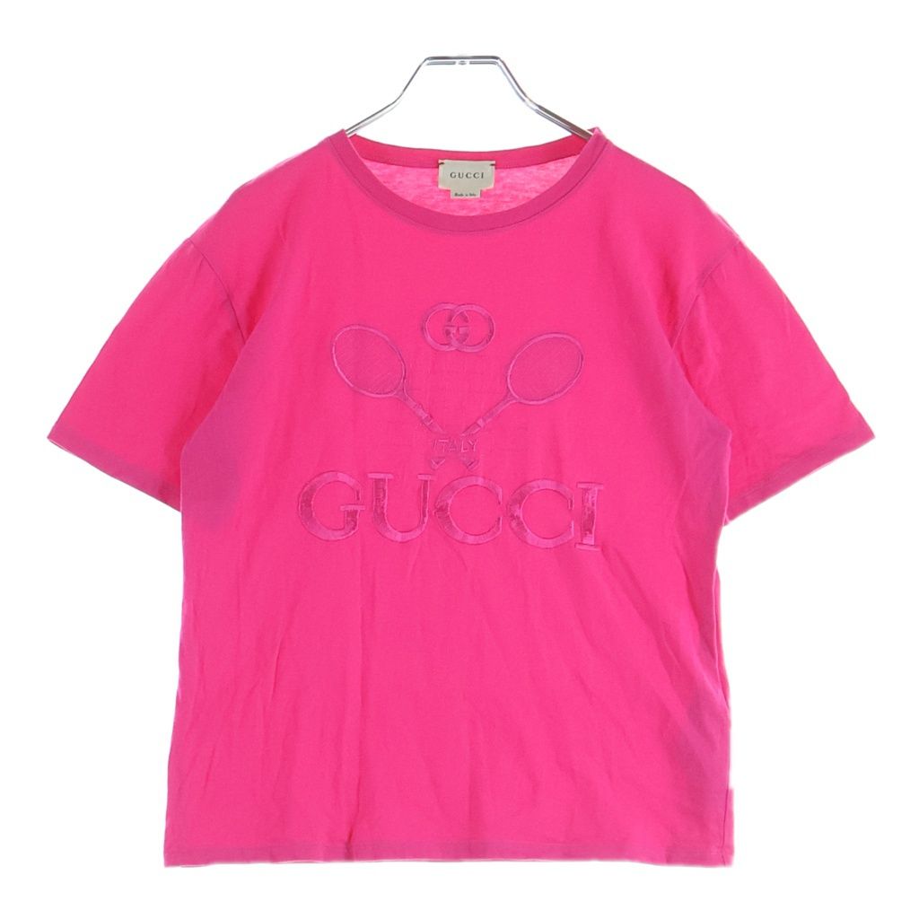 GUCCI (グッチ) 半袖Tシャツ ピンク 10 586167 XJBK2