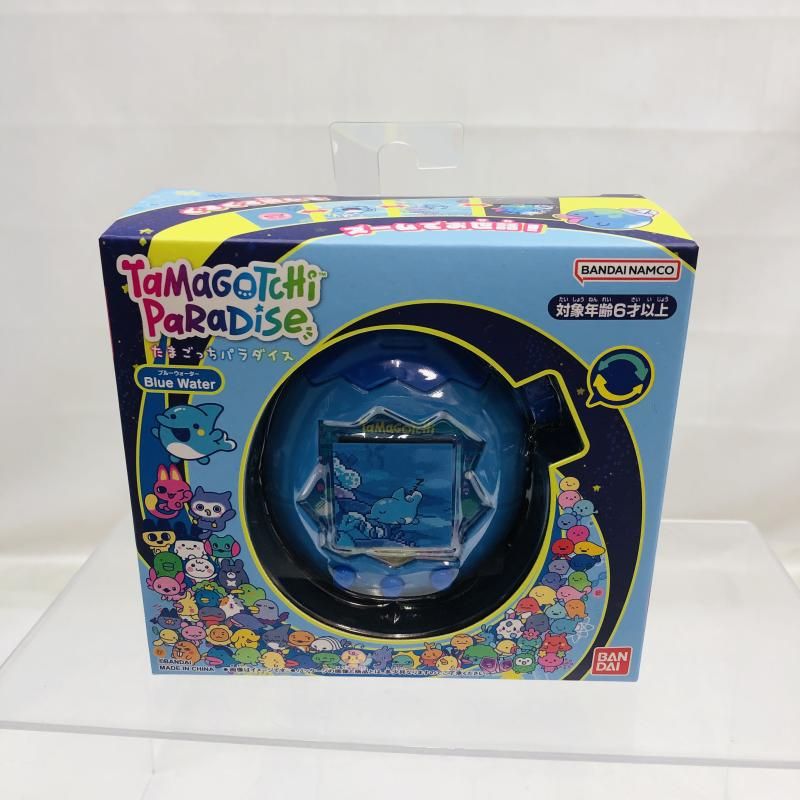 中古】開封・本体キズ)Tamagotchi Paradise Blue Water たまごっち
