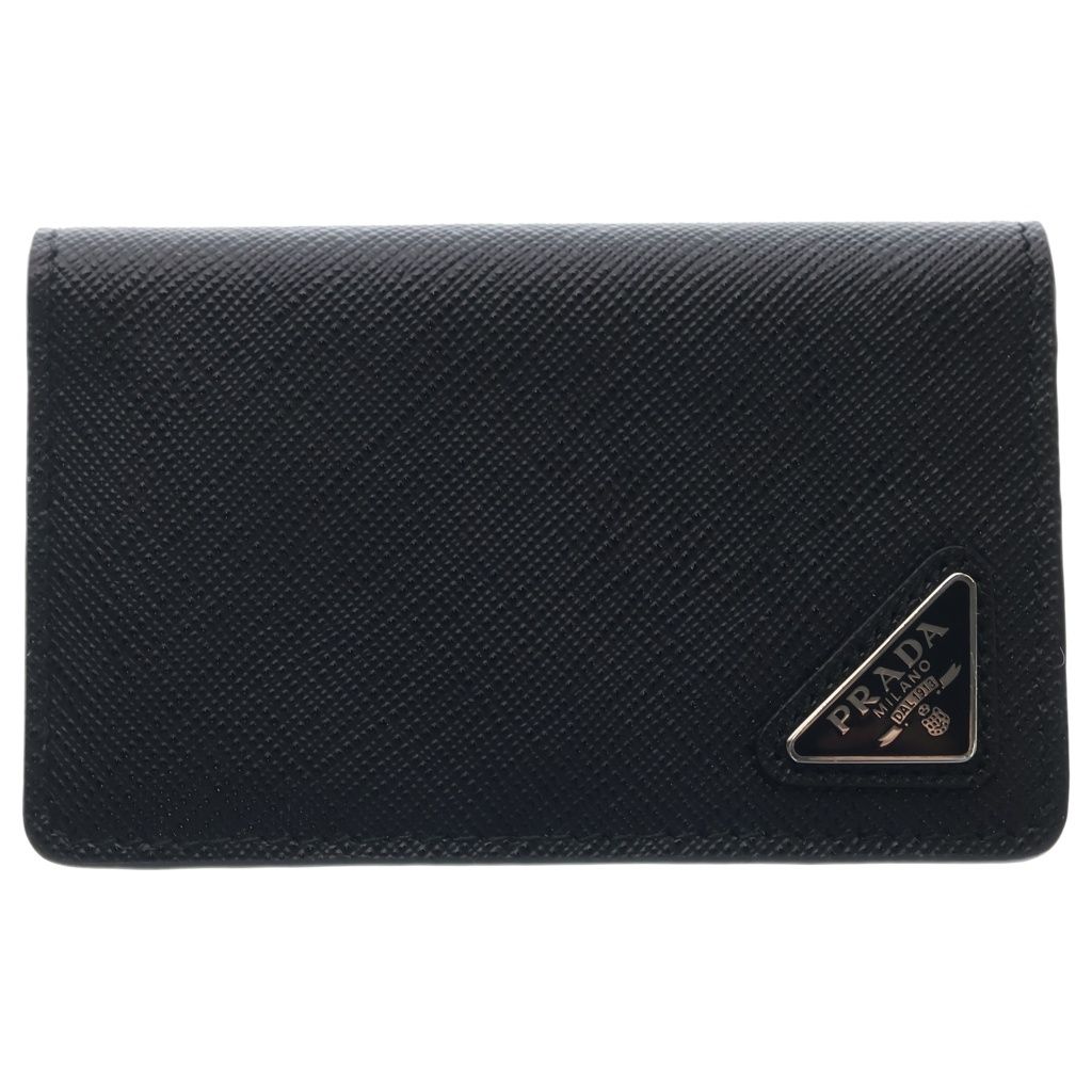 PRADA (プラダ) サフィアーノ レザー カードケース 名刺入れ 2MC122 ブラック