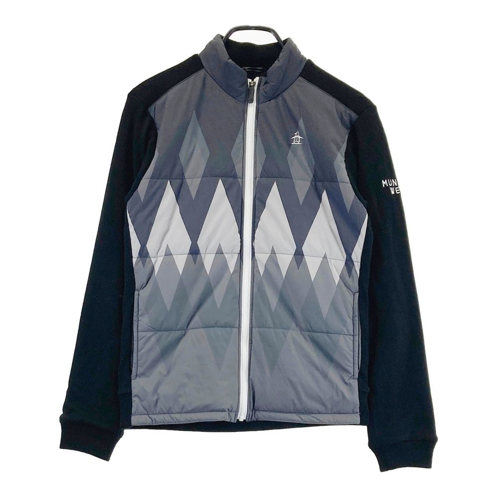 サイズ：M MUNSING WEAR マンシングウェア 中綿ジャケット グレー系 [240101713302] ゴルフウェア メンズ ストスト