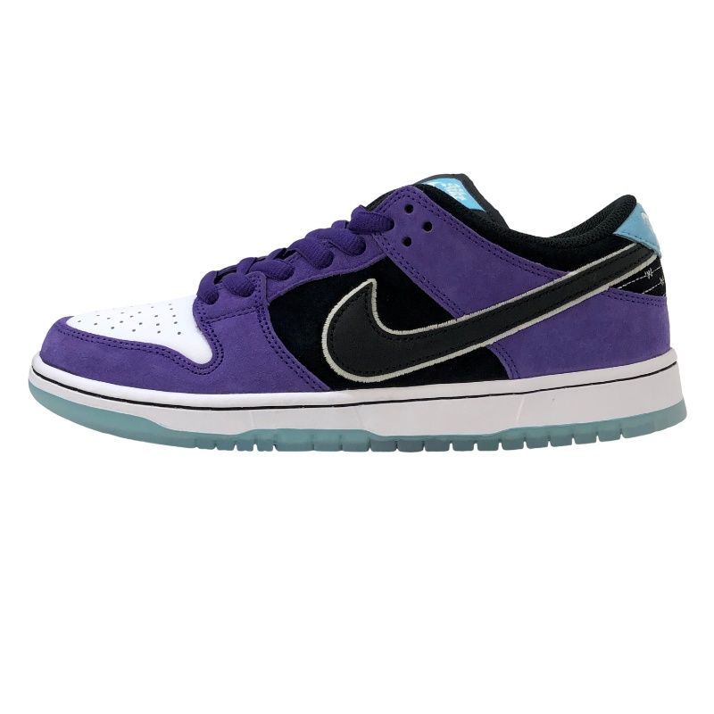 ナイキ メンズ スニーカー HJ0513-50 Hayley Wilson × Nike SB Dunk Low Pro 27cm Black and Court Purple 【新品】 22606K137
