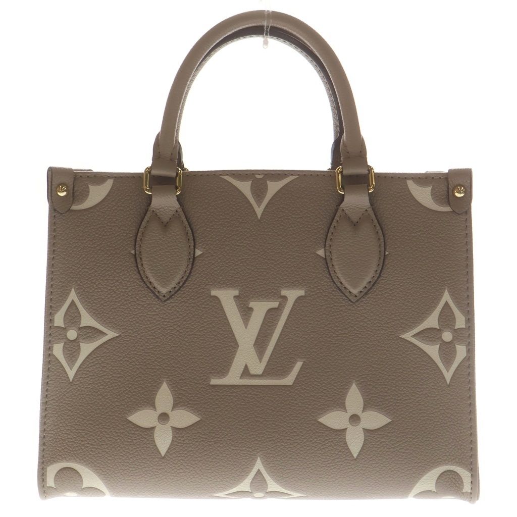 LOUIS VUITTON (ルイヴィトン) モノグラムアンプラント オンザゴーPM ショルダーバッグ バイカラー トゥルトレール クレーム M45779 RFID