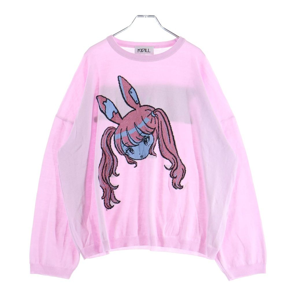 KIDILL (キディル) 26SS CYBER PUNK GIRL INTARSIA PULLOVER KNIT