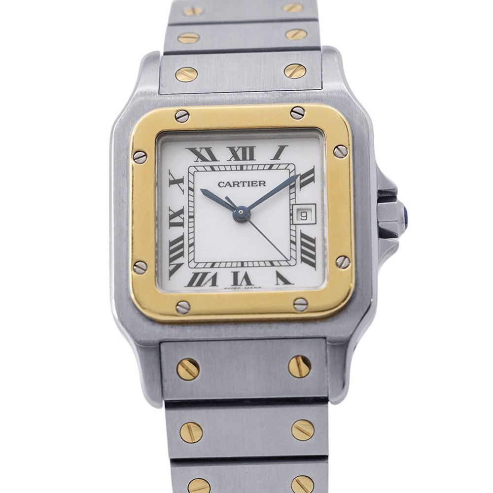 カルティエ サントスガルベ LM 81036288 Cartier 腕時計 白文字盤