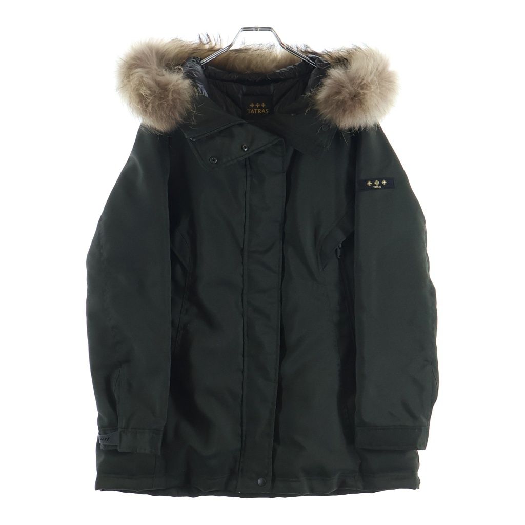 TATRAS (タトラス) DUCALE ファー フーデッド ダウンジャケット カーキ LTA16A4499