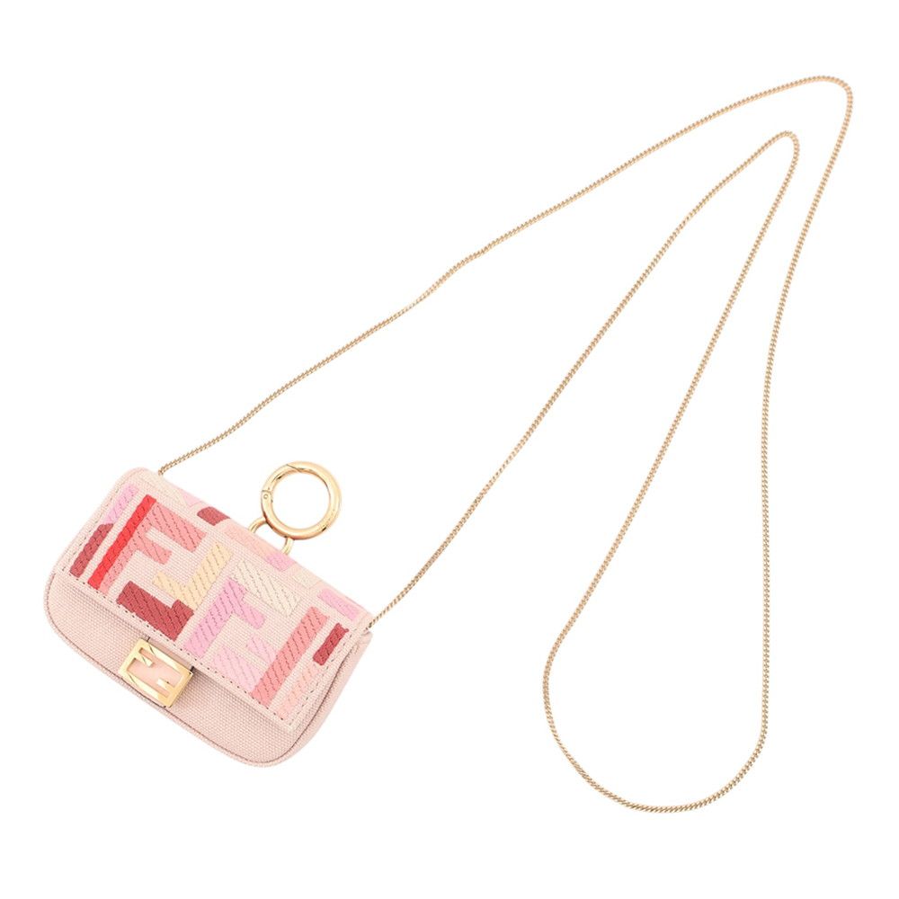 フェンディ バッグチャーム ナノ バゲット キャンバス 7AR844 FENDI 37,505円