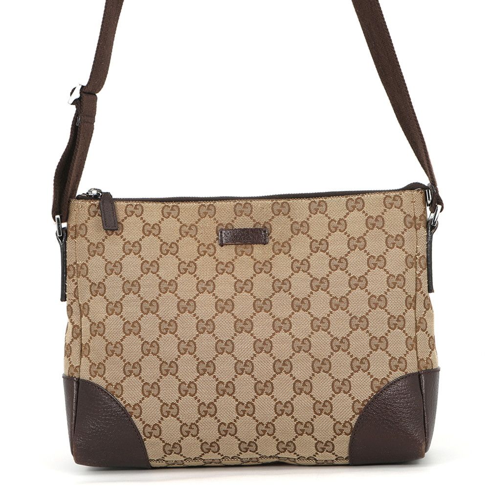 グッチ ショルダーバッグ GGキャンバス/レザー 114273 GUCCI