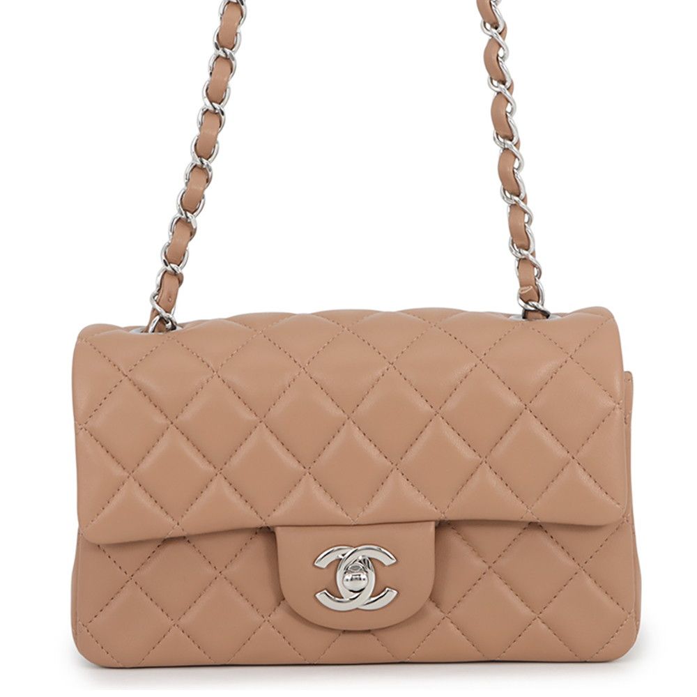 シャネル チェーンショルダーバッグ ミニ マトラッセ ココマーク ラムスキン A69900 CHANEL