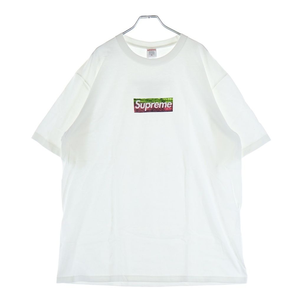 SUPREME (シュプリーム) 25SS Los Angeles Fire Relief Box Logo Tee ロサンゼルス ファイアー リリーフ ボックスロゴ クルーネック半袖Tシャツ カットソー ホワイト