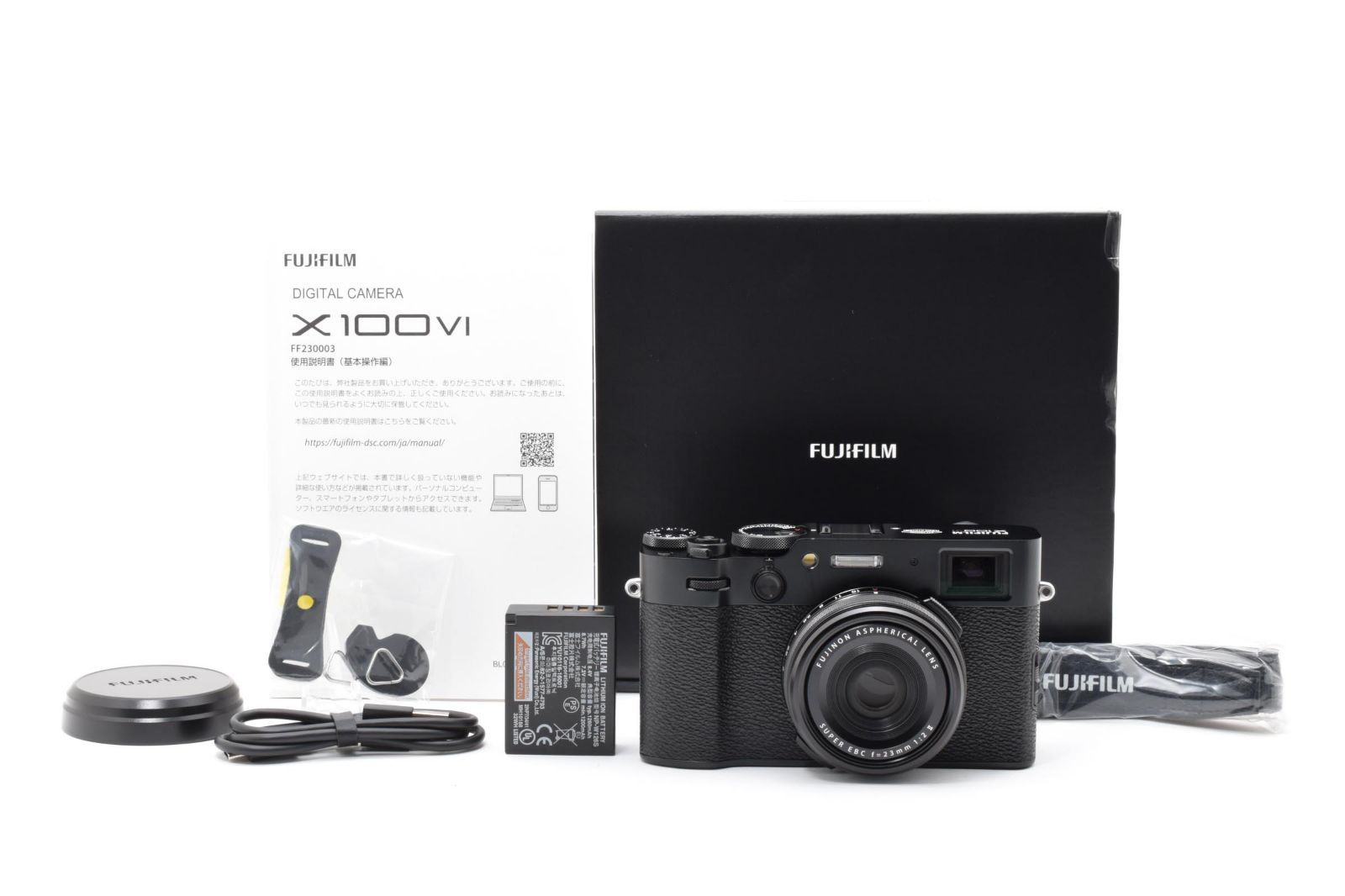 ☆極上☆ フジフイルム FUJIFILM X100VI ブラック 日英二言語モデル