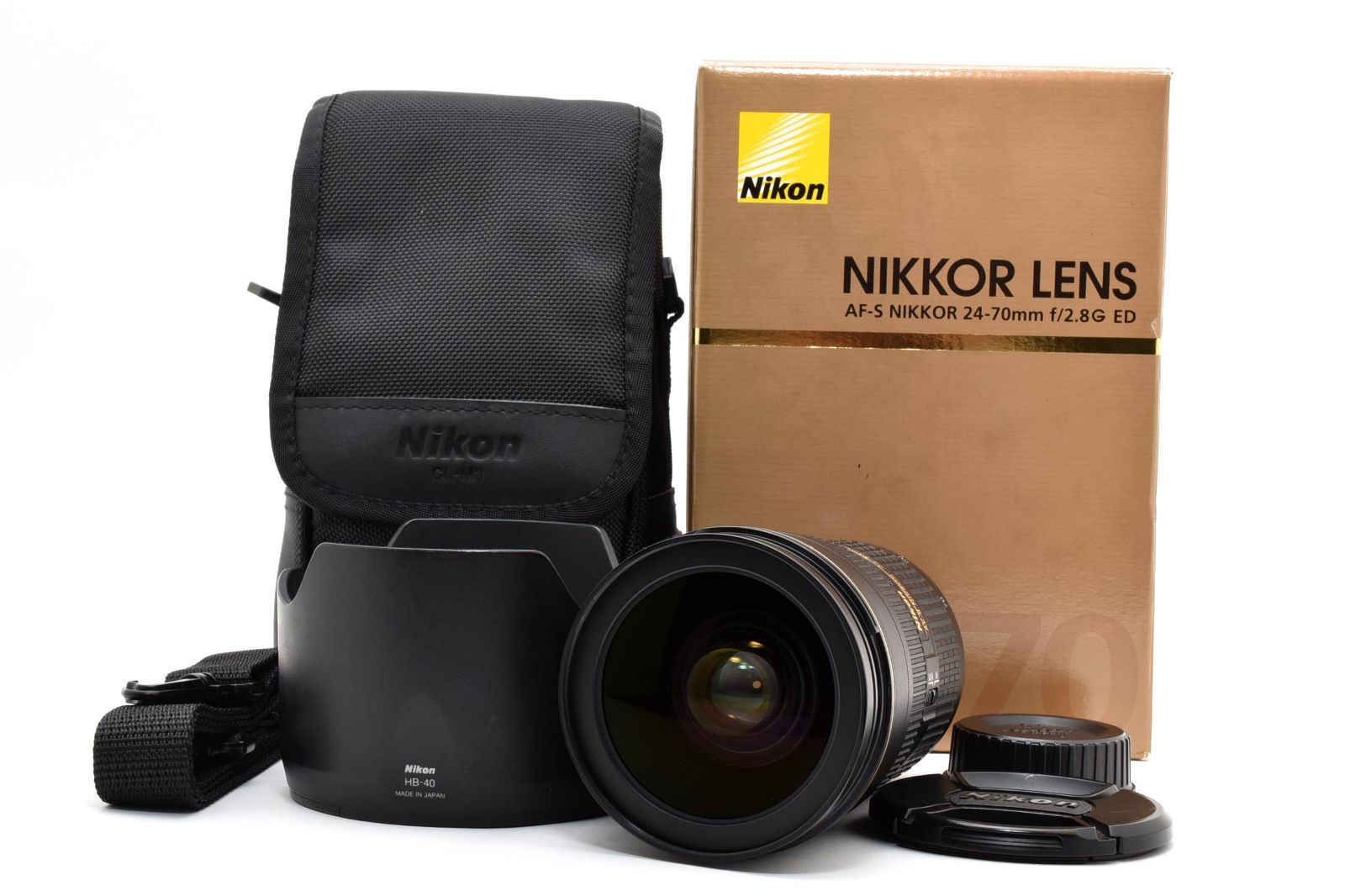 ★実用品★ ニコン Nikon AF-S NIKKOR 24-70mm F2.8G ED 《元箱付・付属品多数！》★完動品★ #A605058