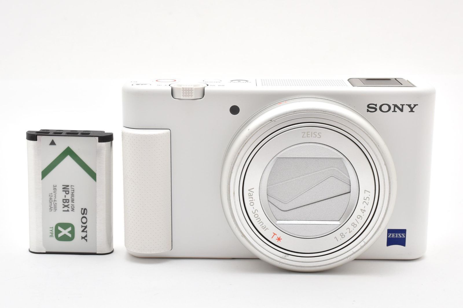 ★レンズ光学極上★ ソニー SONY VLOGCAM ZV-1 ホワイト 《バッテリー付！》★完動品★ #A605065