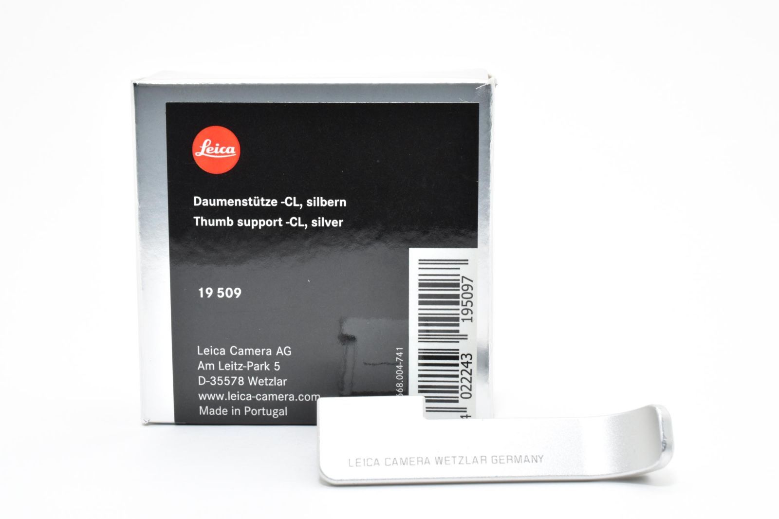 ★希少極上★ ライカ Leica CL用 サムレスト 19509 シルバー 《元箱付！》 #A605037