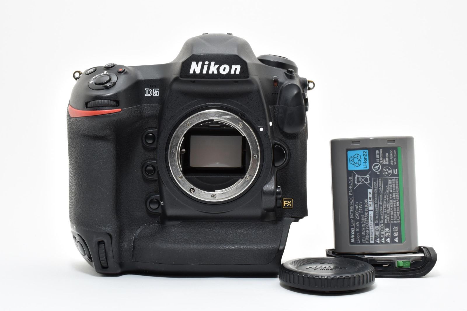 ★良品★ ニコン Nikon D5 ボディ（XQD-Type） 《バッテリー・ボディキャップ付！》★完動品★ #A605031