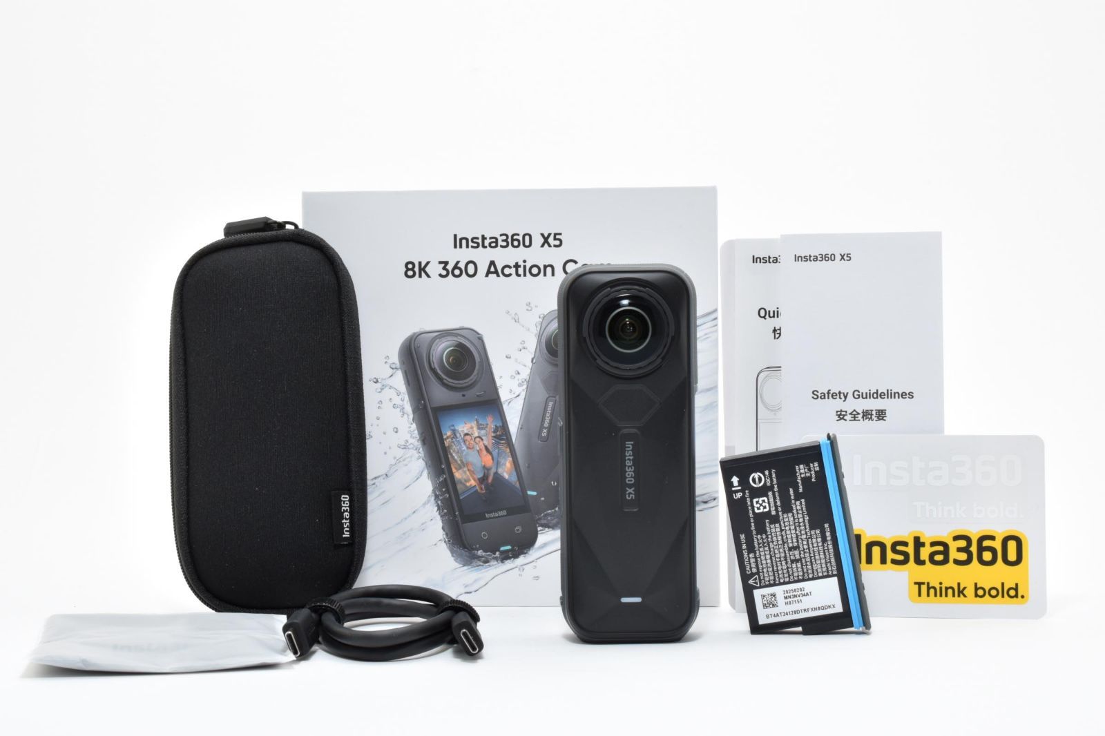 ★新品級★ インスタサンロクマル Insta360 X5 CINSAAHA-X510 《元箱付・付属品多数！》★完動品★ #A605038