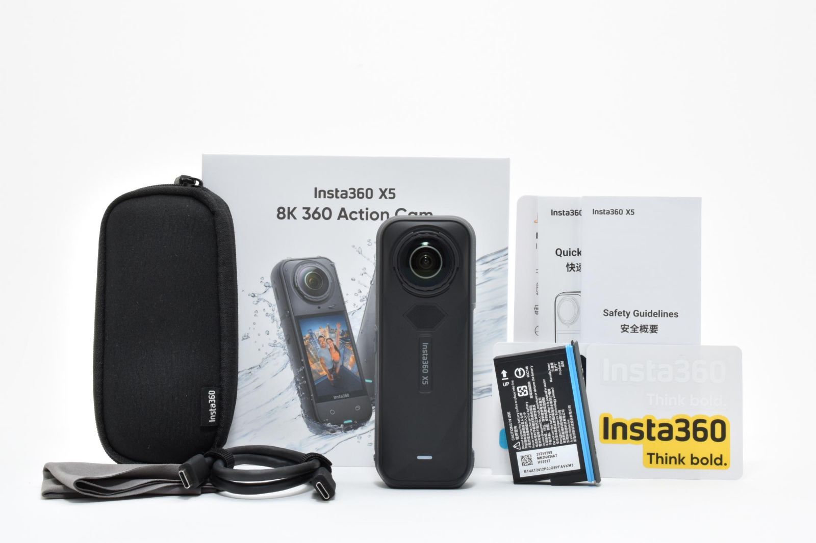★新品級★ インスタサンロクマル Insta360 X5 CINSAAHA-X510 《元箱付・付属品多数！》★完動品★ #A605039