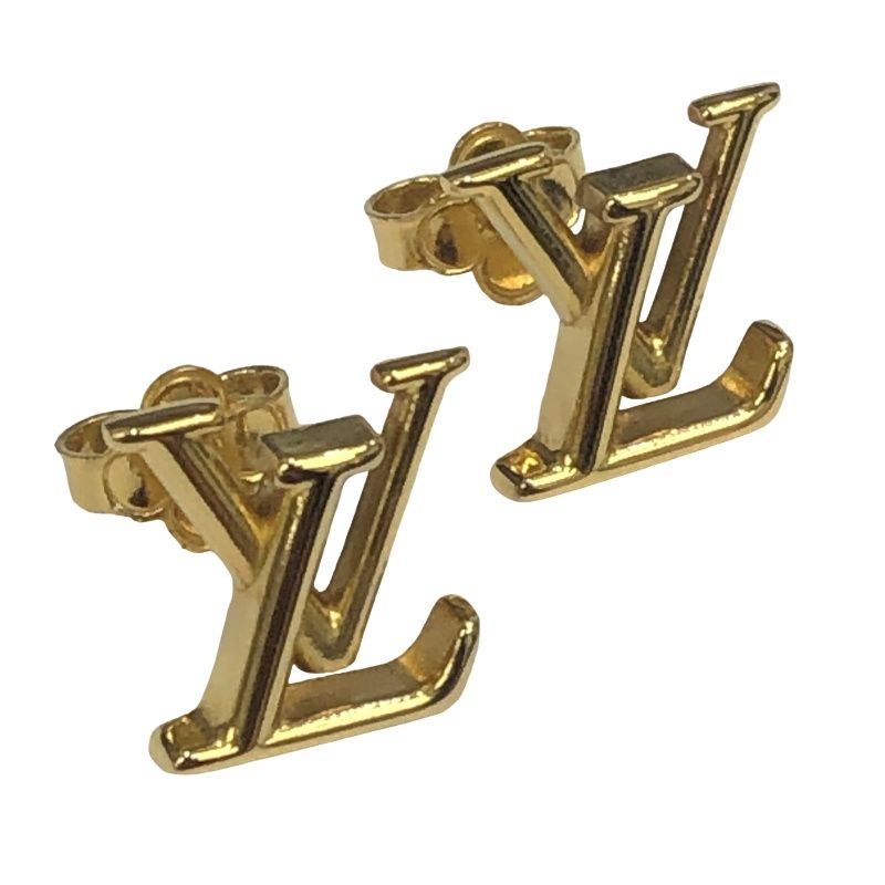 LOUIS VUITTON Louis Vuitton Ladies Earrings M00743 Earrings · LV Iconic Metal Gold Color [Used] 22604R28