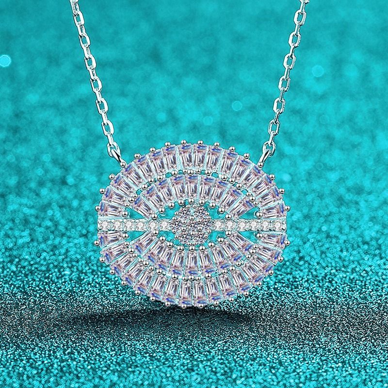 モアサナイトネックレス モアッサナイト ネックレス ペンダント シルバー925 レディー 普段使い 冠婚葬祭 ネックレス モアサナイト 卒業式 人工ダイヤモンド ネックレス mxl154