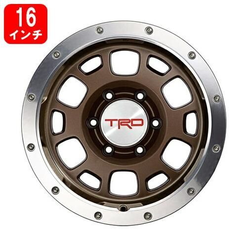アルミホイール trd FJクルーザー タコマ TRD ビードロックスタイル 16インチ ブロンズ1本 USトヨタ 純正品