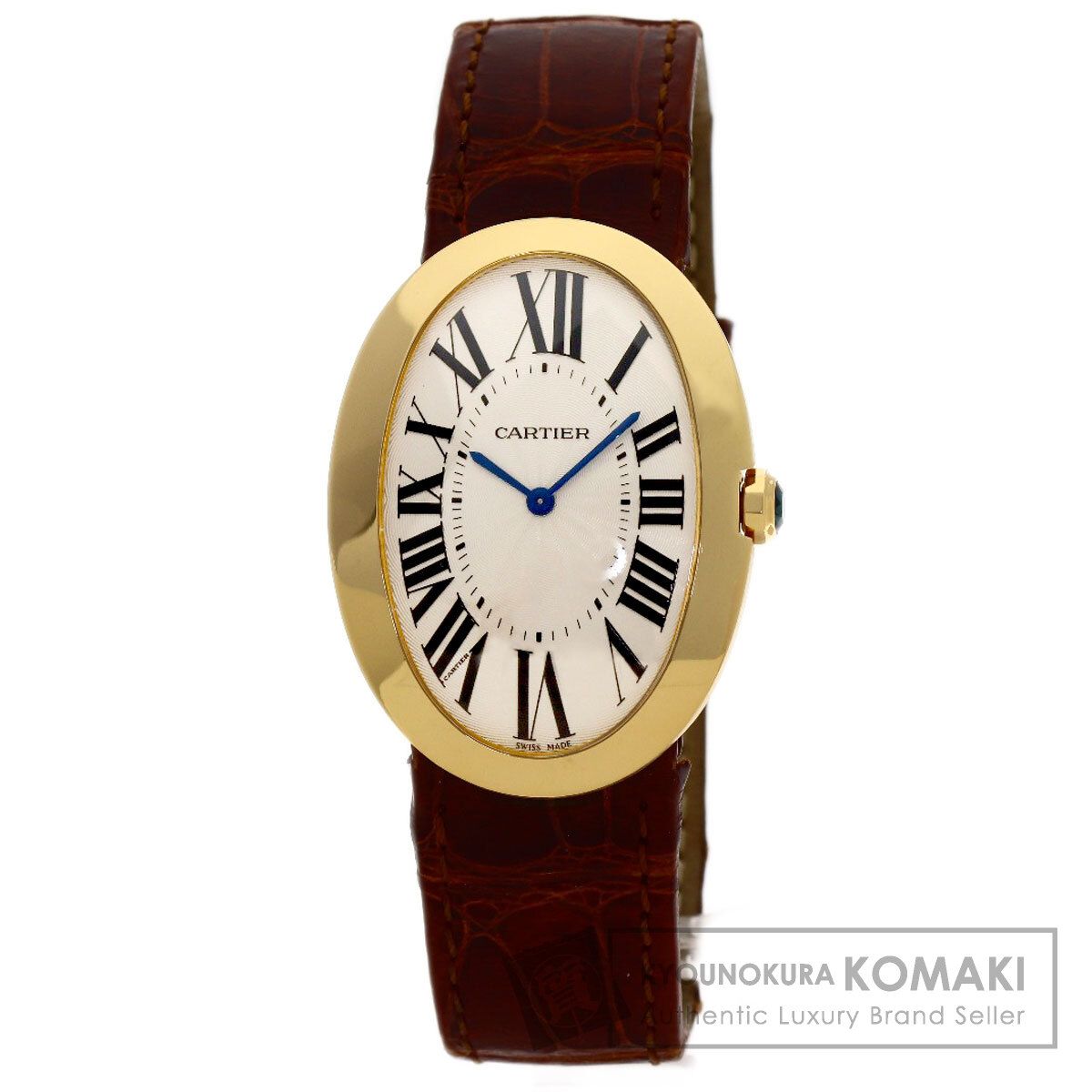 CARTIER カルティエ W8000013 ベニュワール LM 腕時計 K18YG 