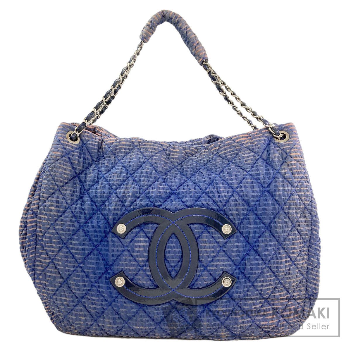 CHANEL シャネル デカココ マトラッセ シルバー金具 トートバッグ ナイロン レディース [中古]