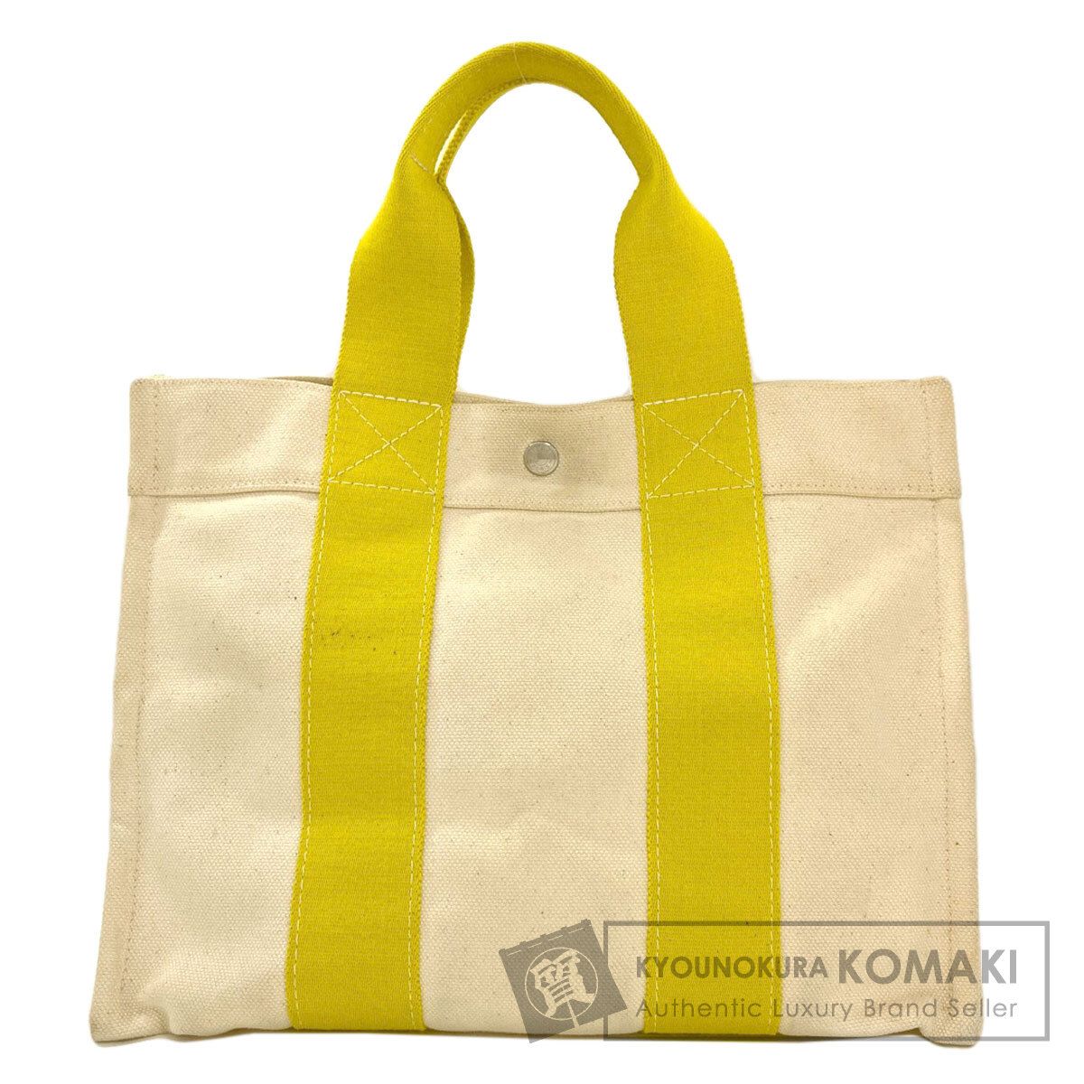 HERMES エルメス ボラボラPM ハンドバッグ キャンバス レディース [中古]