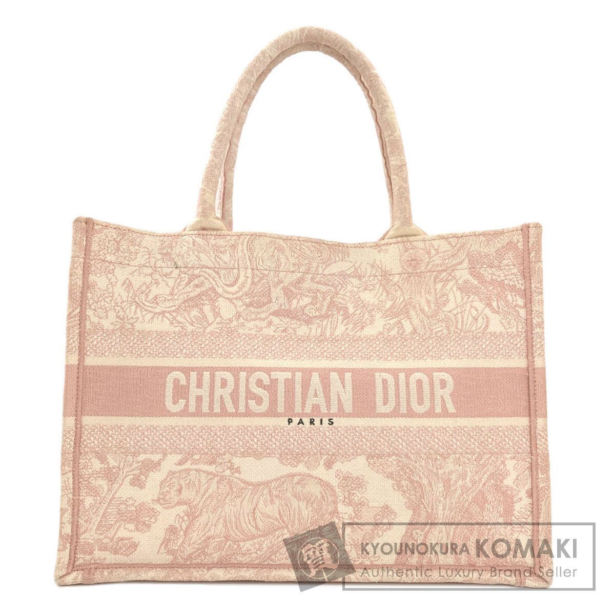 CHRISTIAN DIOR クリスチャンディオール ブックトート トートバッグ キャンバス レディース [中古]