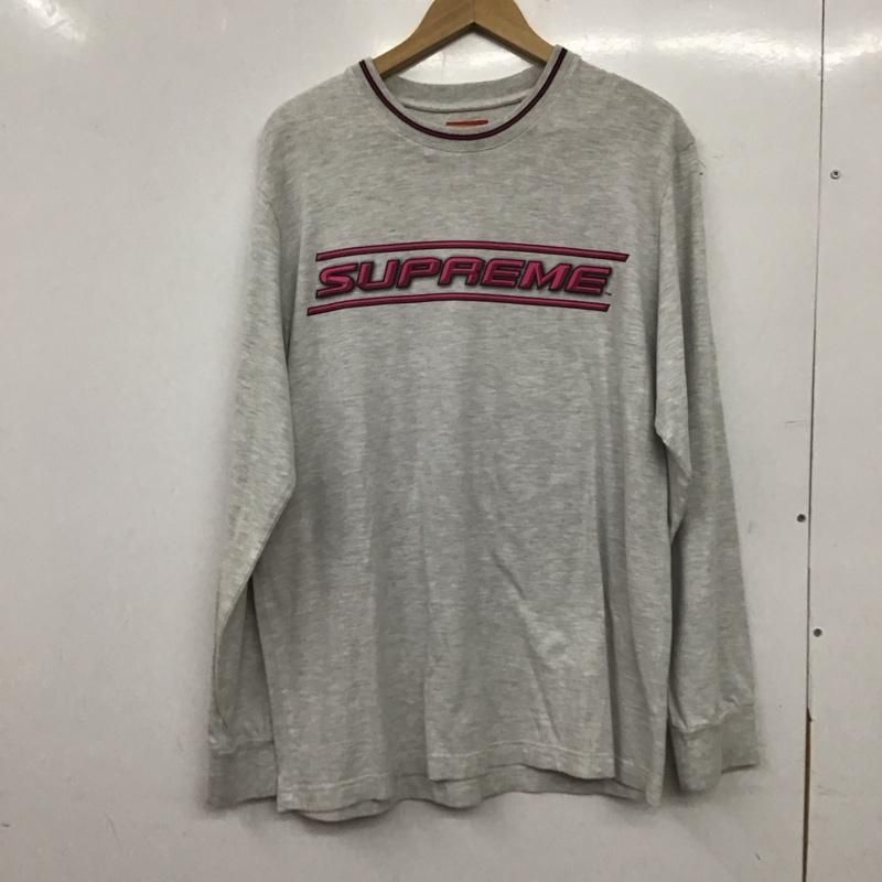 Supreme シュプリーム カットソー 長袖 長袖カットソー プリントカットソー クルーネック