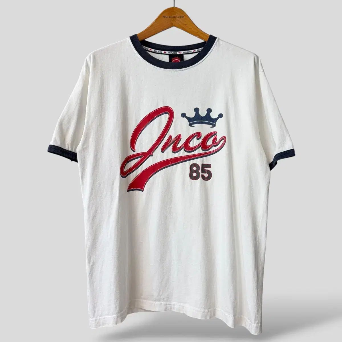 (L)90s JNCO クラウン リンガー 半袖Tシャツ