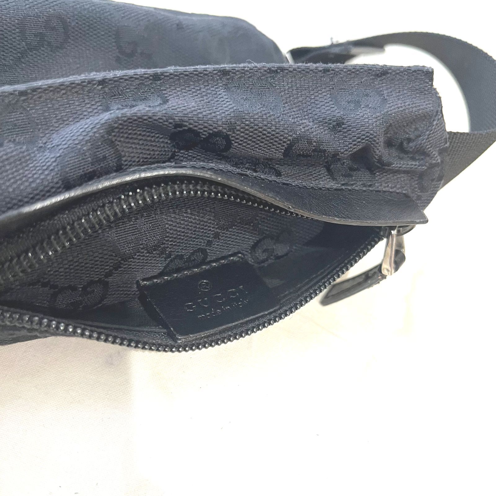 中古○ GUCCI/グッチ○ ウエストポーチ GGキャンバス 28556 200047