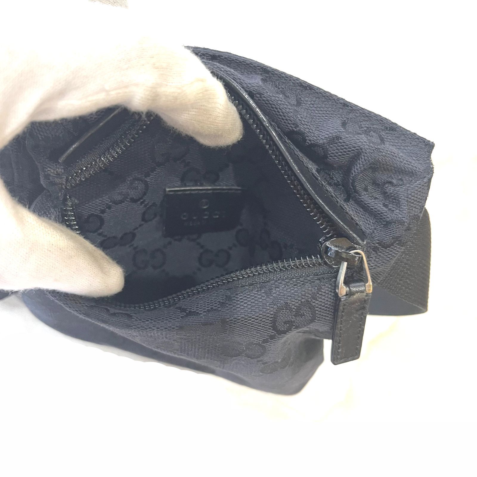 中古○ GUCCI/グッチ○ ウエストポーチ GGキャンバス 28556 200047