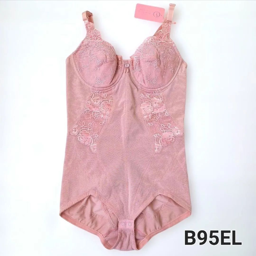 35＊ダイアナ サマーコレクション 3/4カップボディスーツ ローズ B95EL 未使用品 補正下着