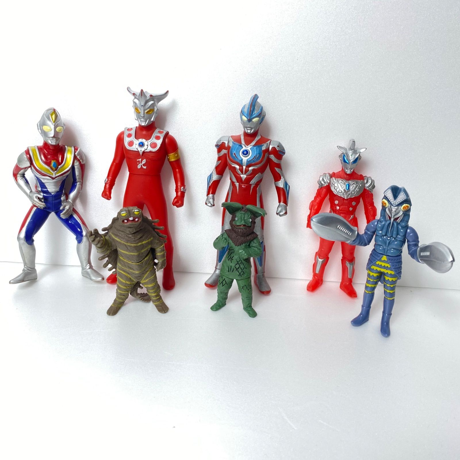 ウルトラマンシリーズ ソフビフィギュア 怪獣付き 7体まとめ売り