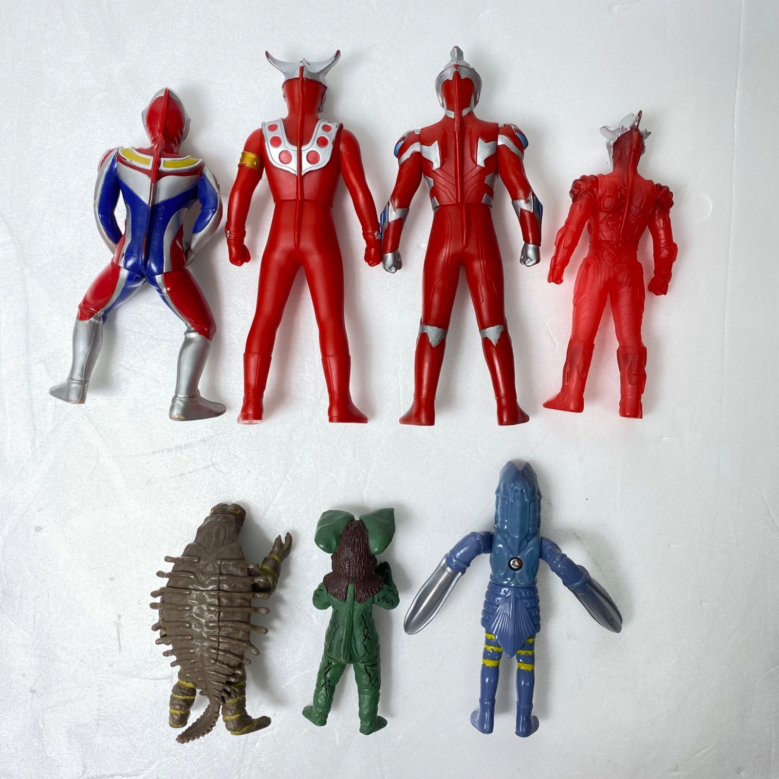 ウルトラマンシリーズ ソフビフィギュア 怪獣付き 7体まとめ売り