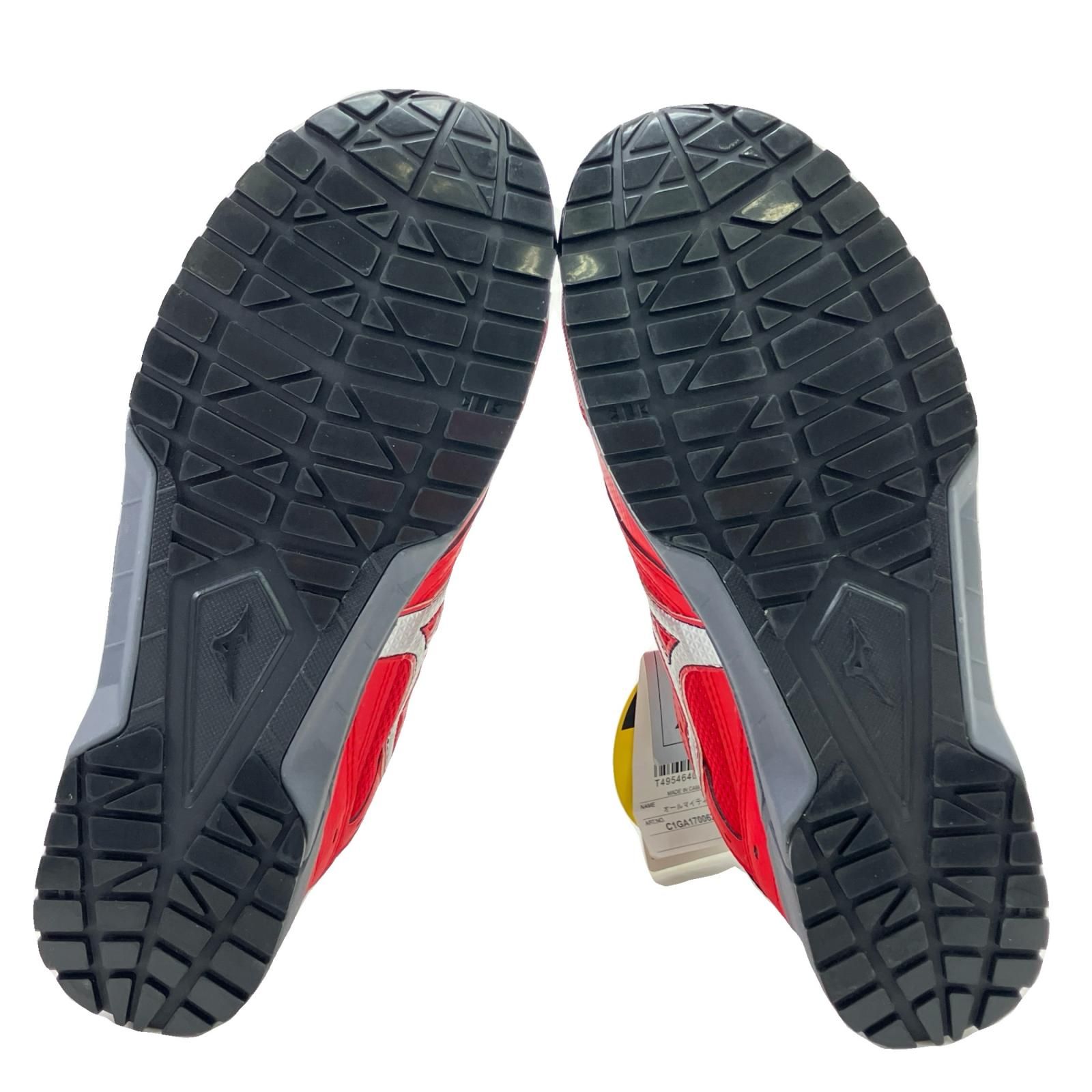 MIZUNO ミズノ 安全靴 24.5cm レッド C1GA170062 - メルカリ