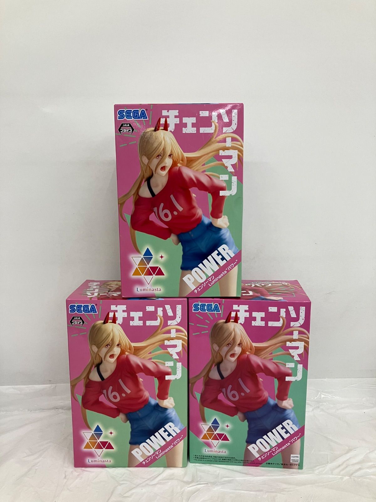 チェンソーマン　Luminasta パワー　フィギュア　6個 未開封 チェンソーマン Luminasta パワー フィギュア 3個セット LF6516