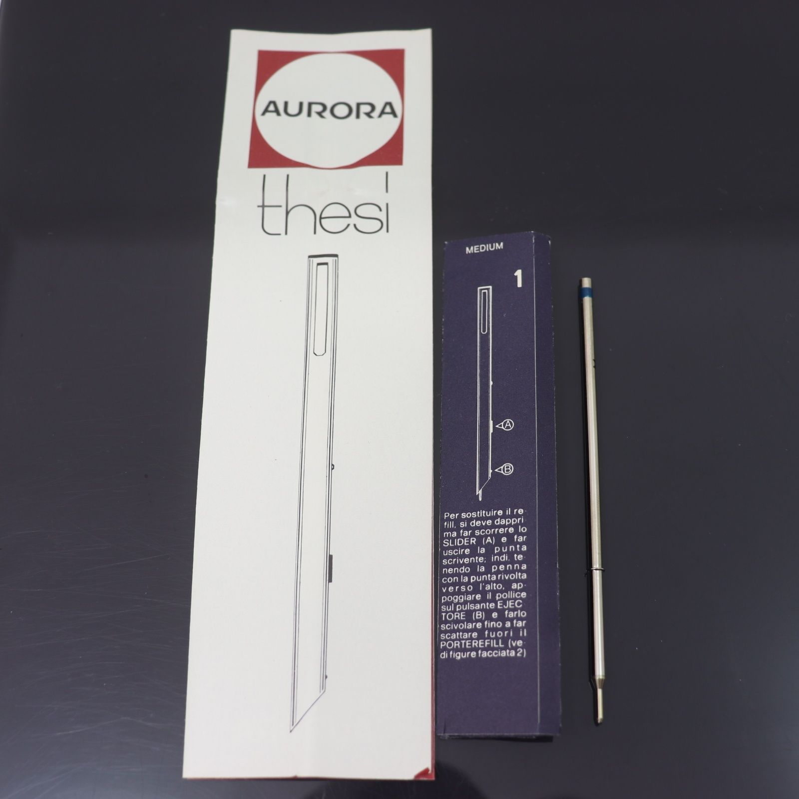 ITJ3IH24H445 AURORA アウロラ thesi テッシー スライド式 ボールペン
